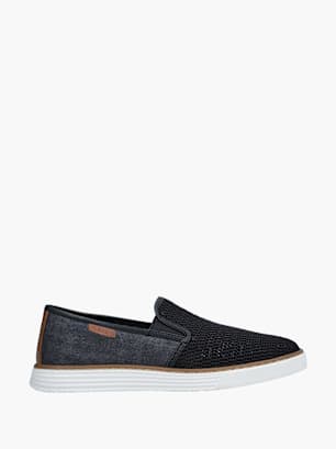 Rieker Herren Slipper Blau