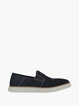 Rieker Herren Slipper Blau