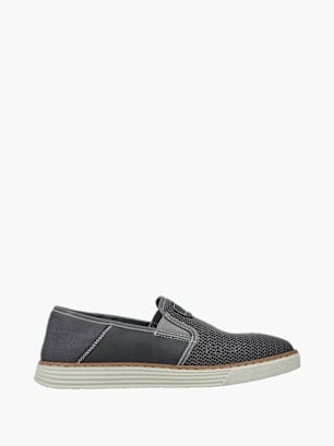 Rieker Herren Slipper Grau
