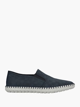 Rieker Herren Slipper Blau
