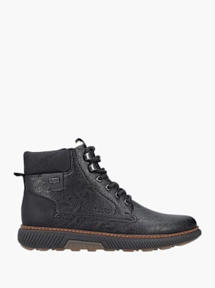 Rieker Herren Schnürstiefel Schwarz