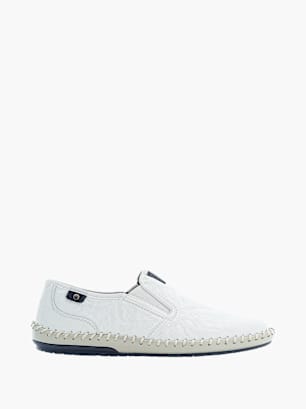 Rieker Herren Slipper Weiß