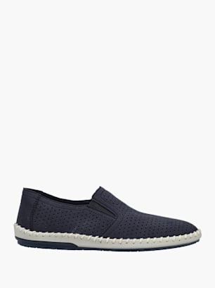 Rieker Herren Slipper Blau