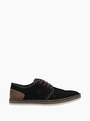 Rieker Herren Schnürschuhe Schwarz