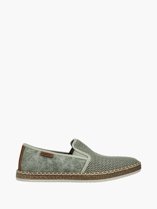 Rieker Herren Slipper Grün