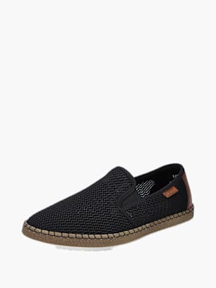 Rieker Herren Slipper Schwarz