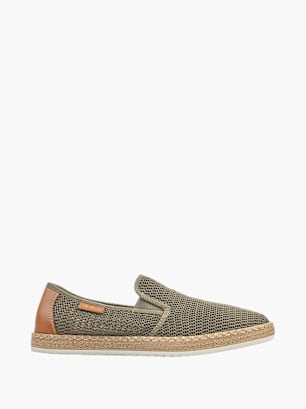Rieker Herren Slipper Grün