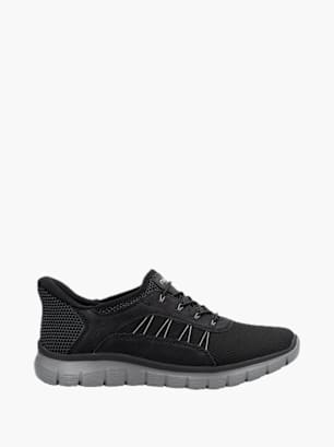 Rieker Herren Slipper Schwarz