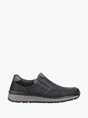 Rieker Herren Slipper Schwarz