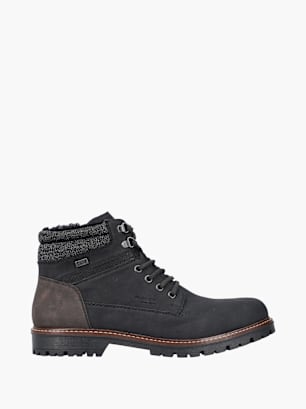 Rieker Herren Schnürstiefel Schwarz