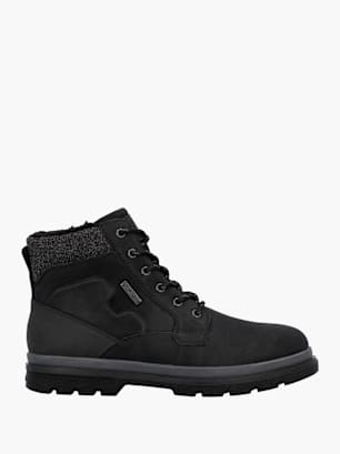 Rieker Herren Schnürstiefel Schwarz