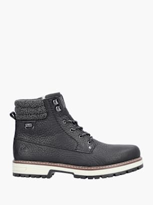 Rieker Herren Schnürstiefel Schwarz
