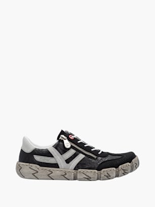 Rieker Damen Schnürschuhe Schwarz