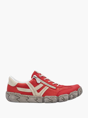 Rieker Damen Schnürschuhe Rot