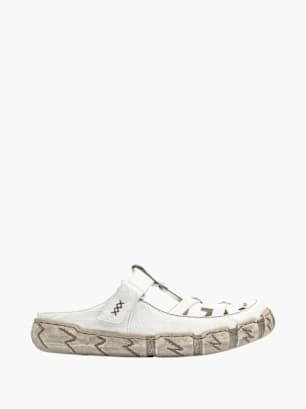 Rieker Damen Clogs Weiß