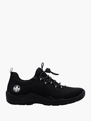 Rieker Damen Slipper Schwarz