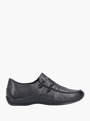 Rieker Damen Slipper Schwarz