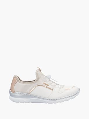 Rieker Damen Slipper Weiß