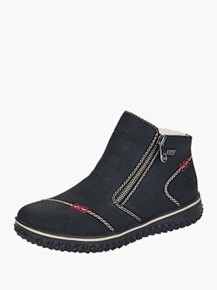 Rieker Damen Slipper Schwarz