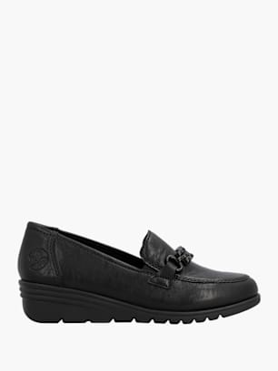 Rieker Damen Loafer Schwarz