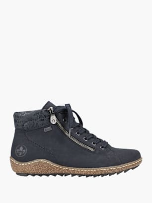 Rieker Damen Schnürstiefel Blau