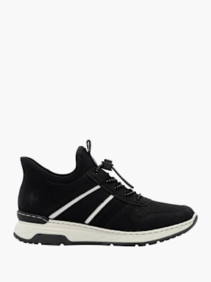 Rieker Damen Slipper Schwarz