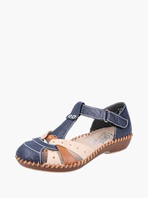 Rieker Damen Sandalen Blau