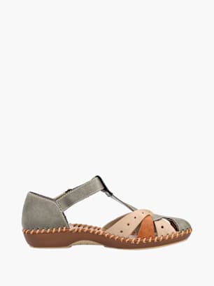Rieker Damen Sandalen Grün