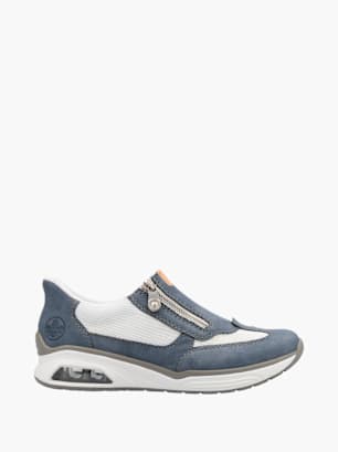 Rieker Damen Slipper Blau