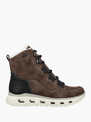 Rieker Sport Damen Schnürstiefel Braun