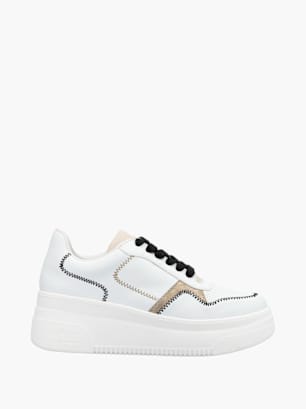 Rieker Damen Sneaker Low Weiß