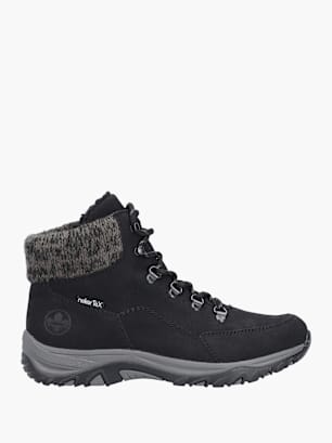 Rieker Damen Schnürstiefel Schwarz