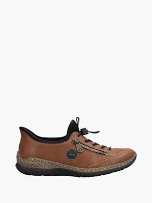 Rieker Damen Slipper Braun