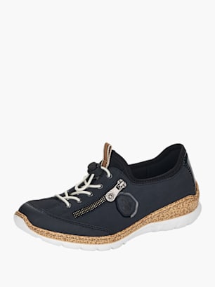Rieker Damen Slipper Blau