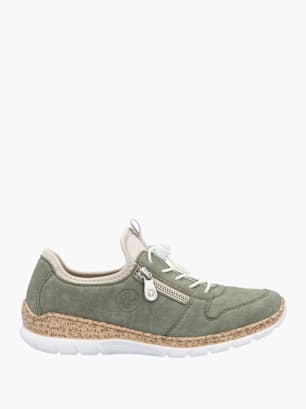 Rieker Damen Slipper Grün