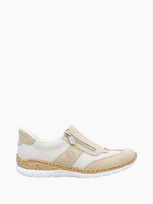 Rieker Damen Slipper Beige