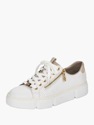 Rieker Damen Sneaker Low Weiß