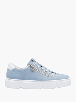 Rieker Damen Slipper Blau