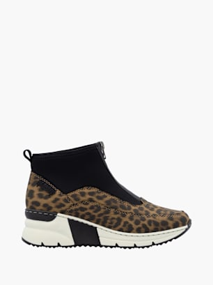 Rieker Damen Sneaker High Braun