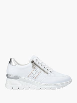 Rieker Damen Sneaker Low Weiß