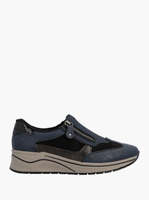 Rieker Damen Slipper Blau