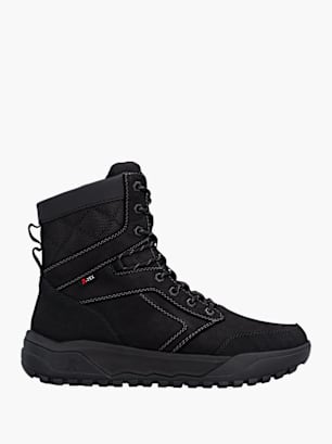 Rieker Herren Schnürstiefel Schwarz