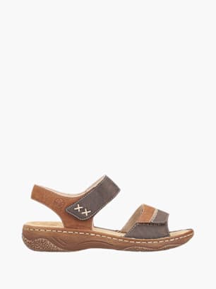 Rieker Damen Riemchensandalen Braun