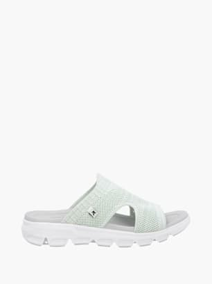 Rieker Sport Damen Slides Grün