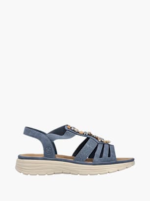 Rieker Damen Riemchensandalen Blau