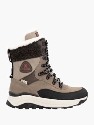 Rieker Damen Schnürstiefel Beige