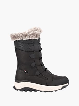 Rieker Sport Damen Schnürstiefel Schwarz