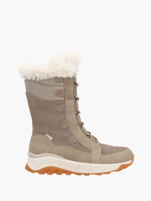 Rieker Damen Schnürstiefel Beige