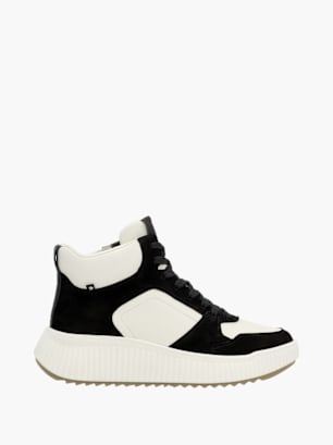Rieker Sport Damen Sneaker High Schwarz