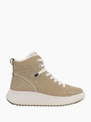 Rieker Damen Schnürstiefel Beige